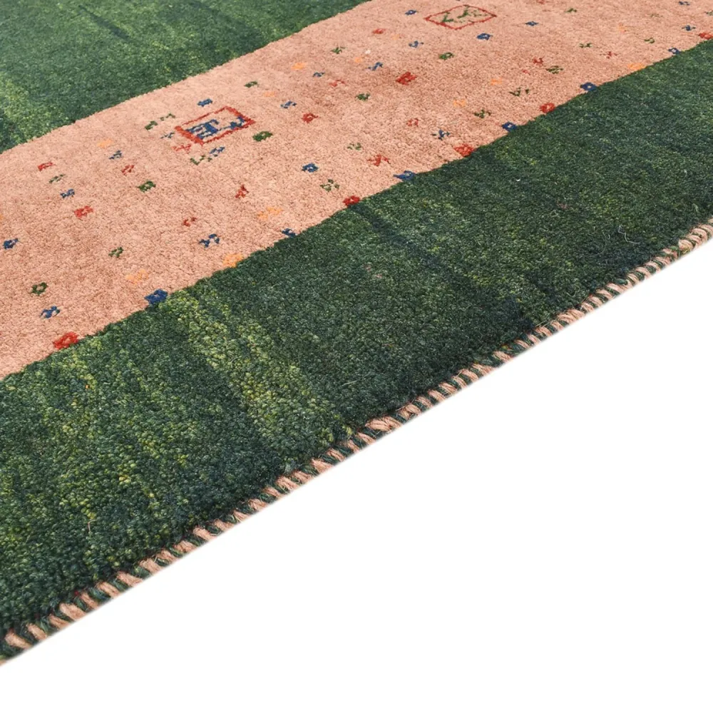 Tapete Gabbeh - Loribaft Persa - 150 x 108 cm - multicolorido