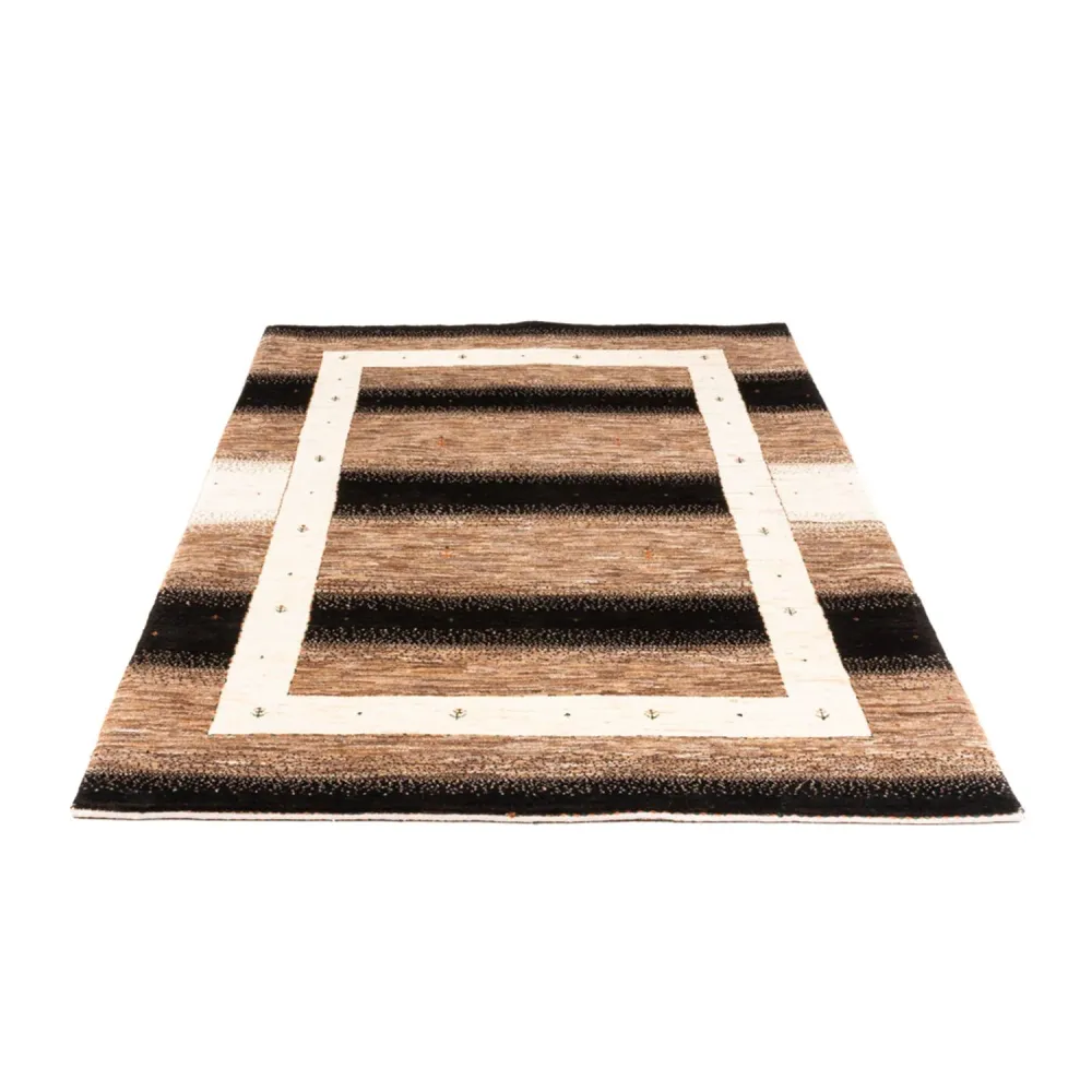 Tapete Gabbeh - Loribaft Persa - 190 x 125 cm - cinzento