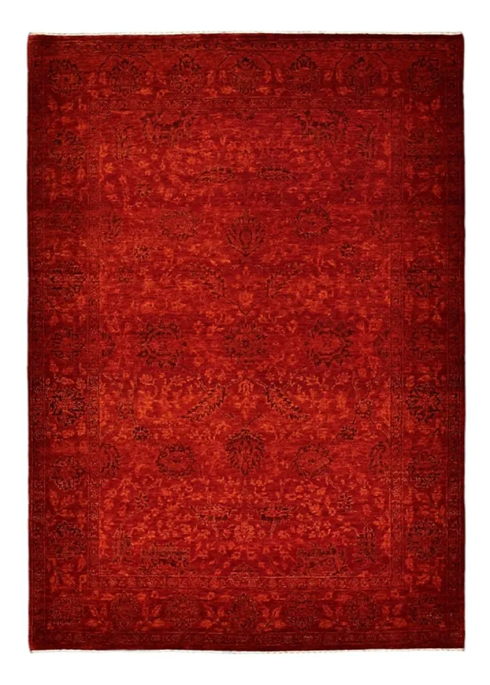 Tapete Gabbeh - Loribaft Persa - 200 x 142 cm - vermelho