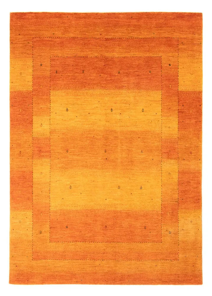 Tapete Gabbeh - Loribaft Persa - 209 x 155 cm - laranja