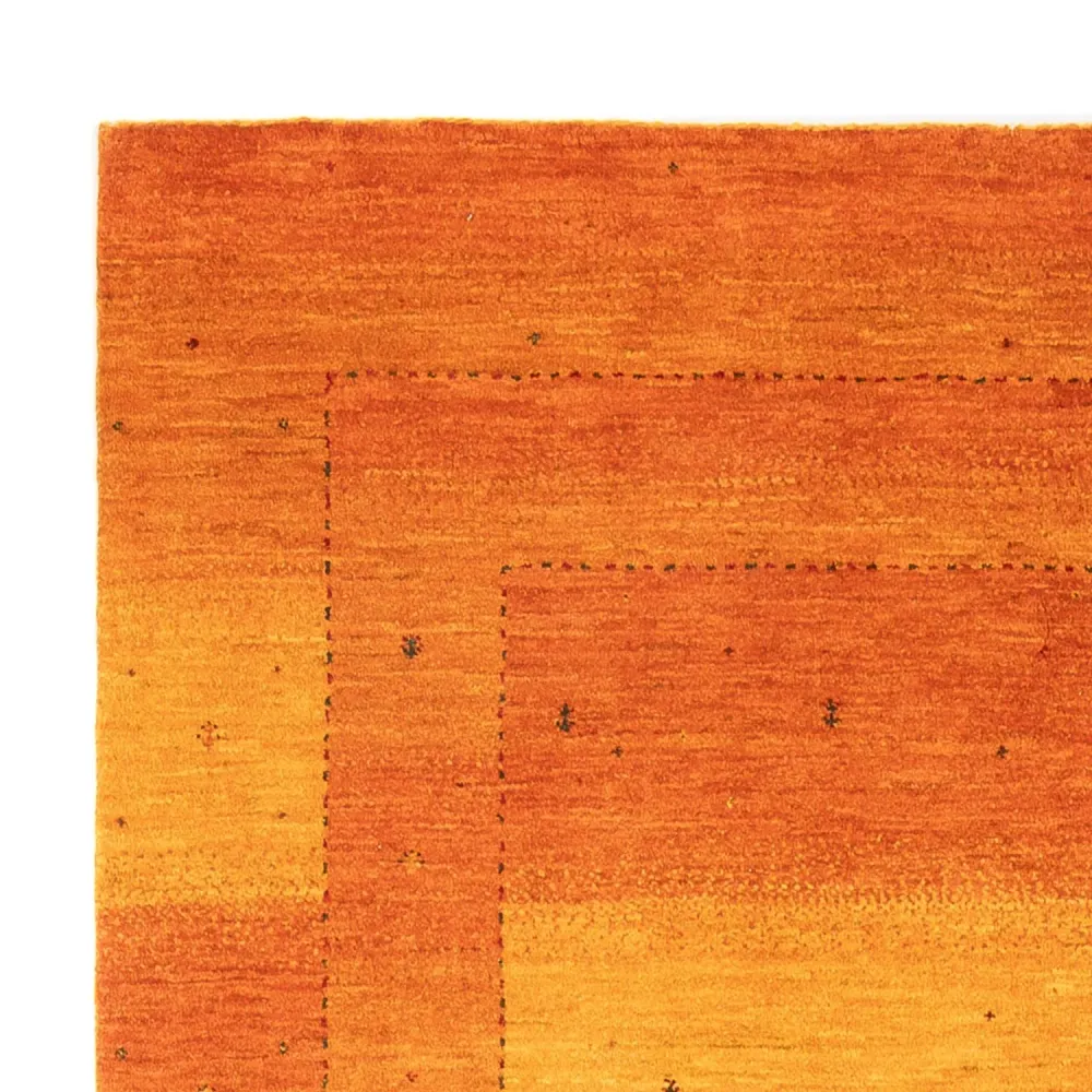 Tapete Gabbeh - Loribaft Persa - 209 x 155 cm - laranja