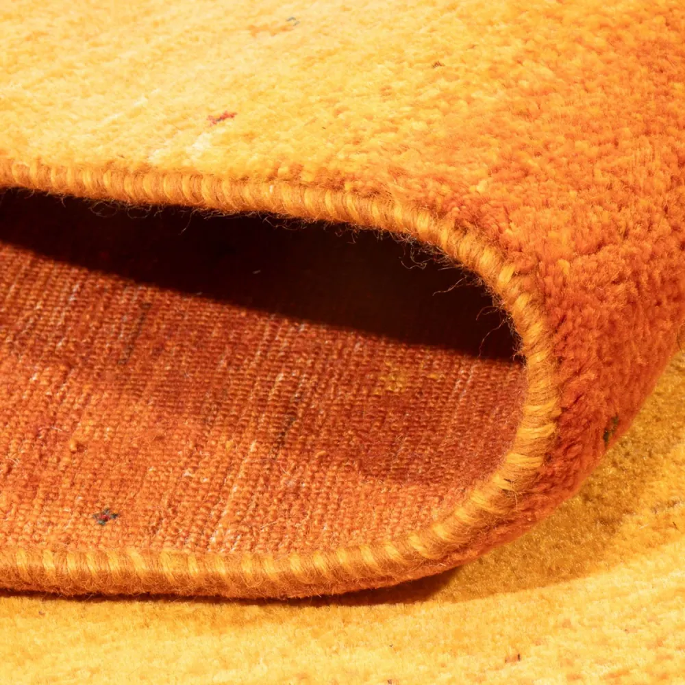 Tapete Gabbeh - Loribaft Persa - 209 x 155 cm - laranja