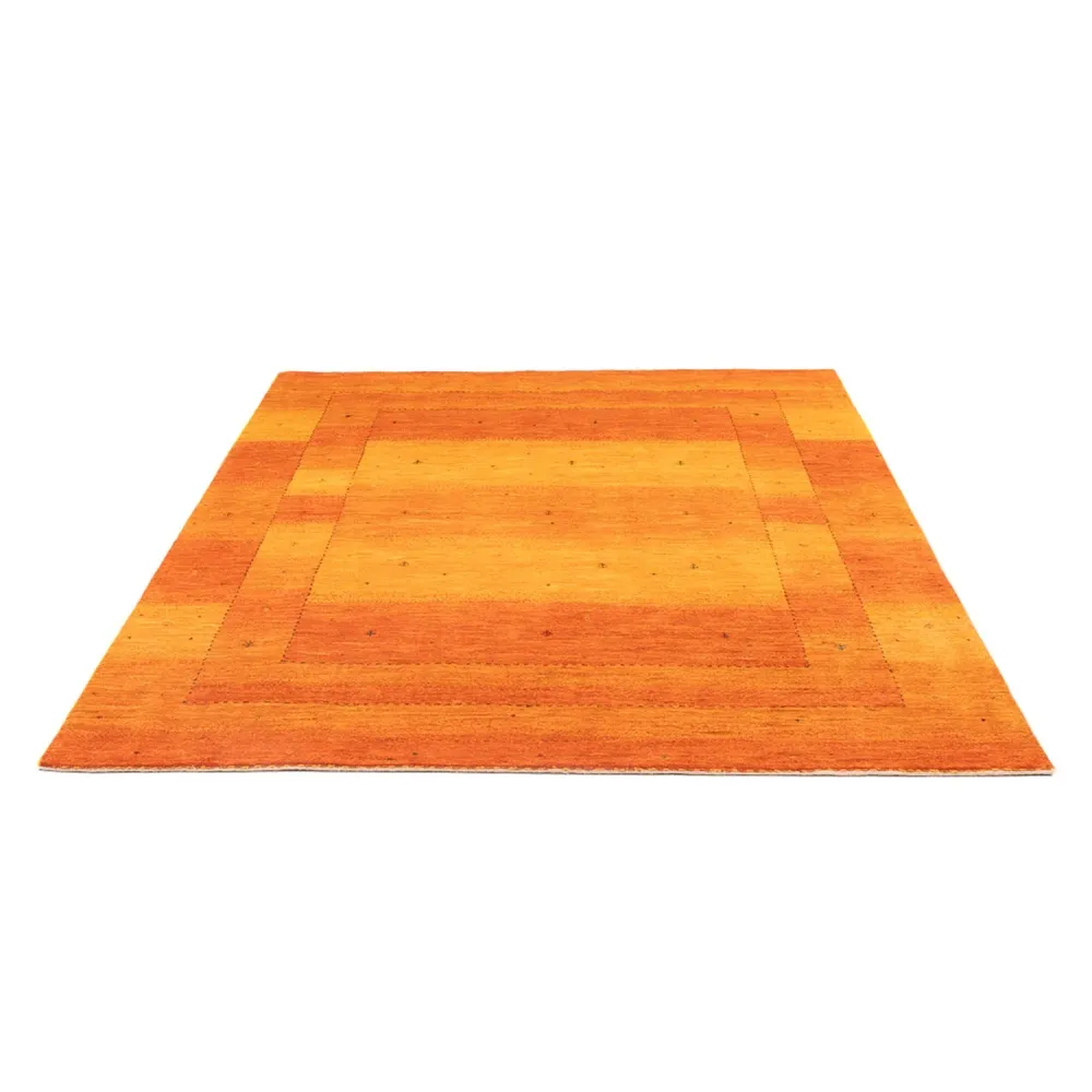 Tapete Gabbeh - Loribaft Persa - 209 x 155 cm - laranja