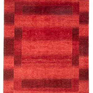 Tapete Gabbeh - Loribaft Persa - 222 x 150 cm - vermelho