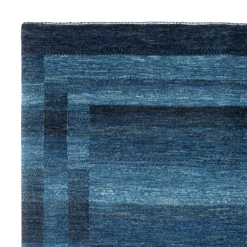 Tapete Gabbeh - Loribaft Persa - 225 x 186 cm - azul-mar