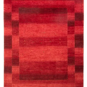Tapete Gabbeh - Loribaft Persa - 226 x 174 cm - vermelho
