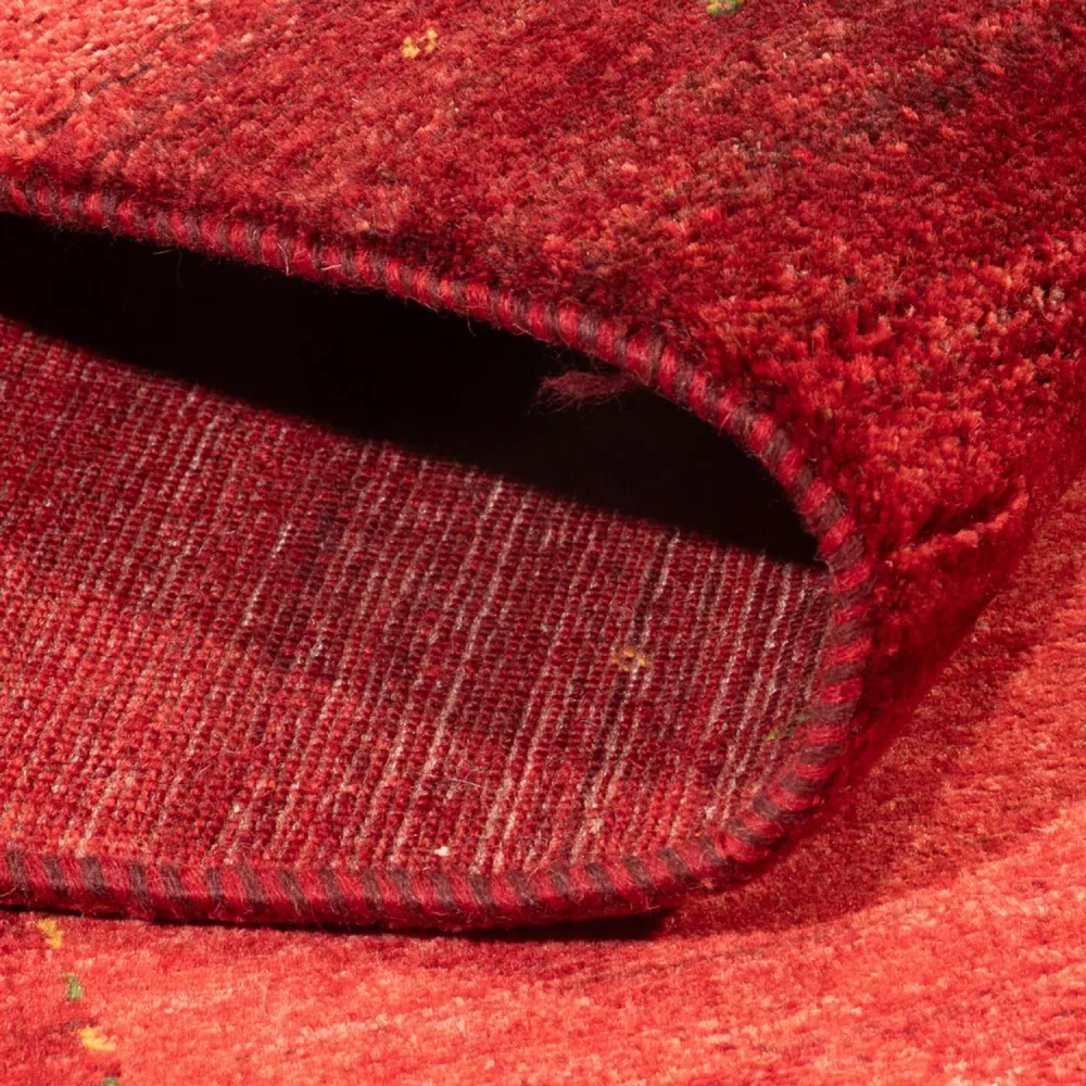 Tapete Gabbeh - Loribaft Persa - 226 x 174 cm - vermelho