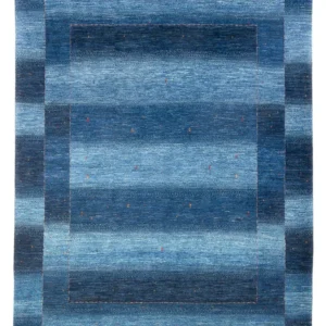 Tapete Gabbeh - Loribaft Persa - 232 x 179 cm - azul-mar