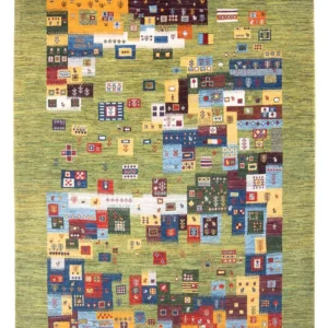 Tapete Gabbeh - Loribaft Persa - 236 x 175 cm - multicolorido