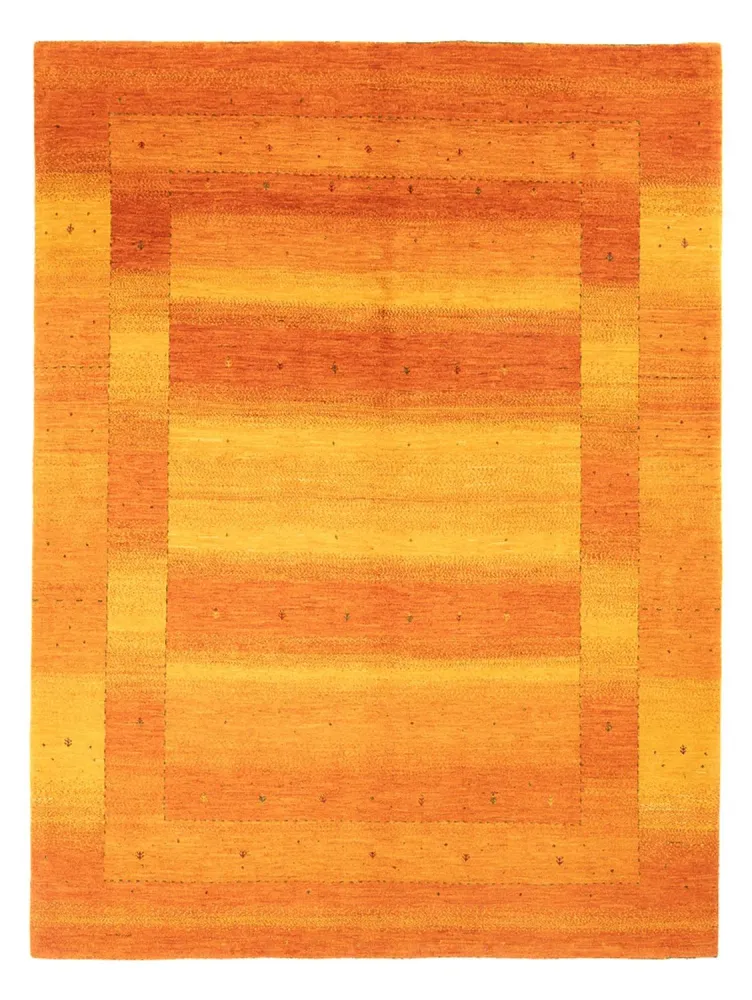 Tapete Gabbeh - Loribaft Persa - 238 x 183 cm - ouro