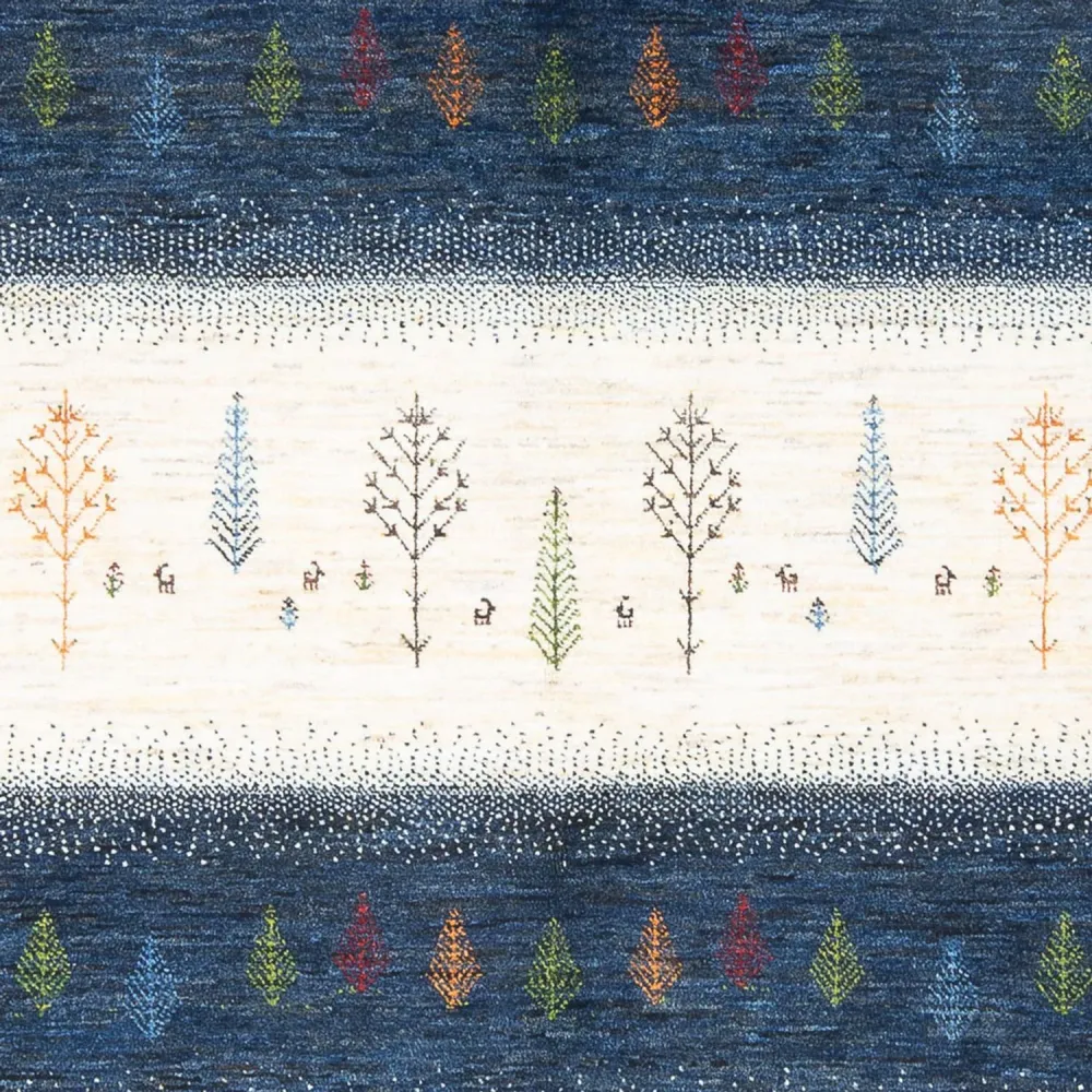 Tapete Gabbeh - Loribaft Persa - 247 x 181 cm - multicolorido