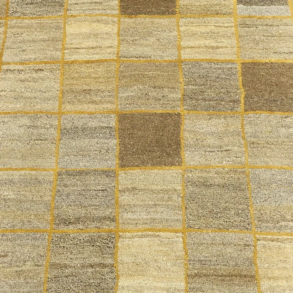Tapete Gabbeh - Loribaft Persa - 290 x 205 cm - bege escuro