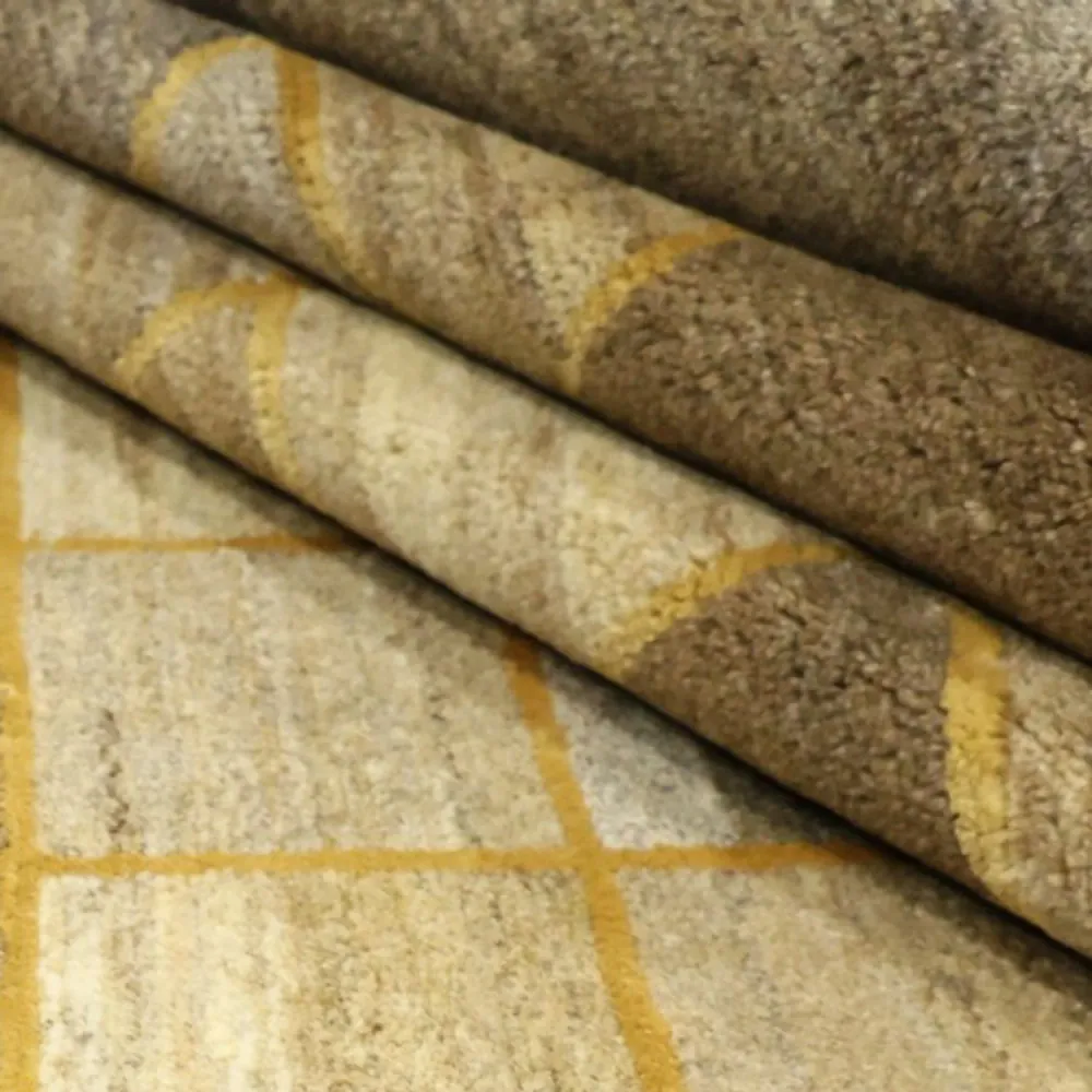 Tapete Gabbeh - Loribaft Persa - 290 x 205 cm - bege escuro