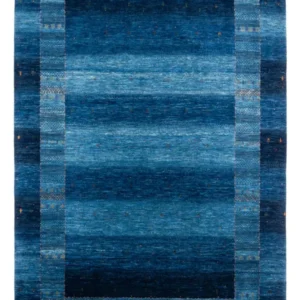 Tapete Gabbeh - Loribaft Persa - 331 x 228 cm - azul