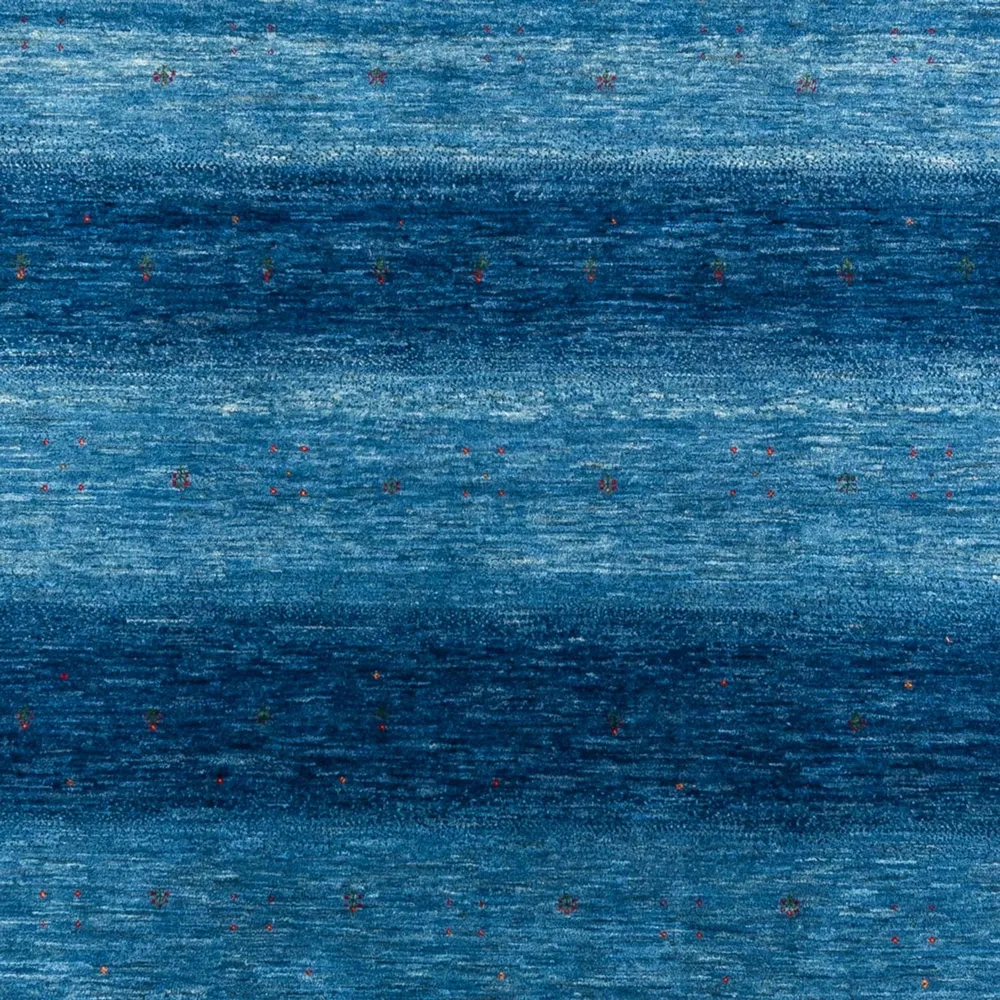 Tapete Gabbeh - Loribaft Persa - 331 x 228 cm - azul