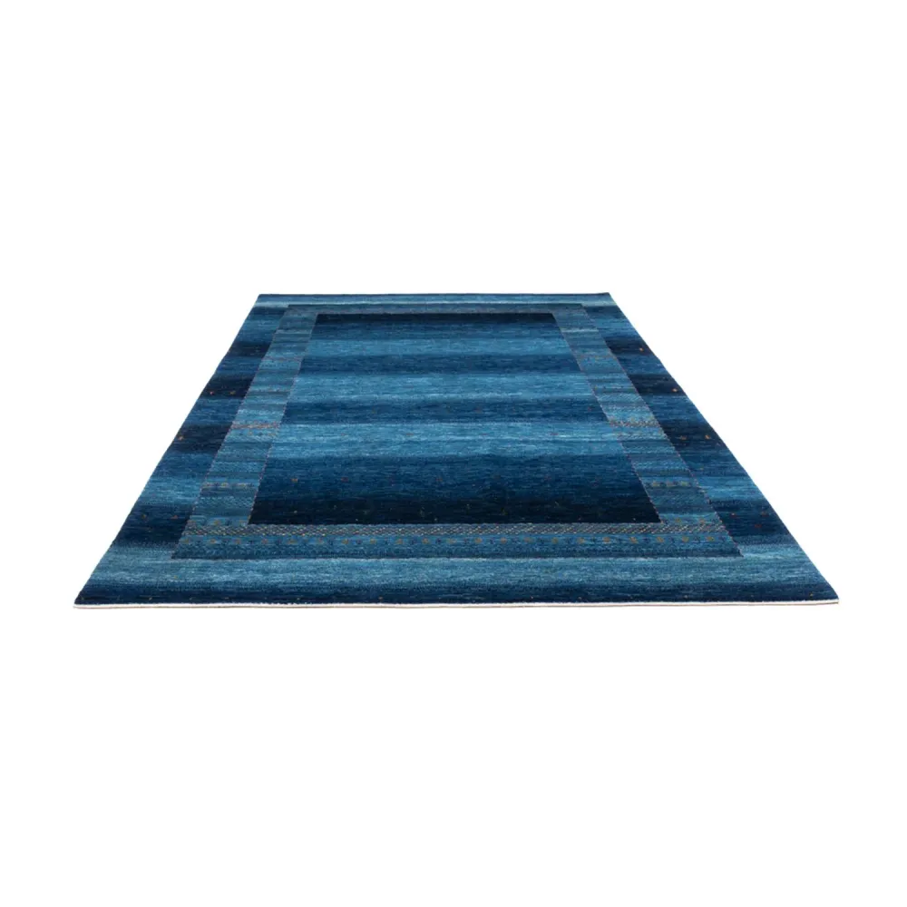 Tapete Gabbeh - Loribaft Persa - 331 x 228 cm - azul
