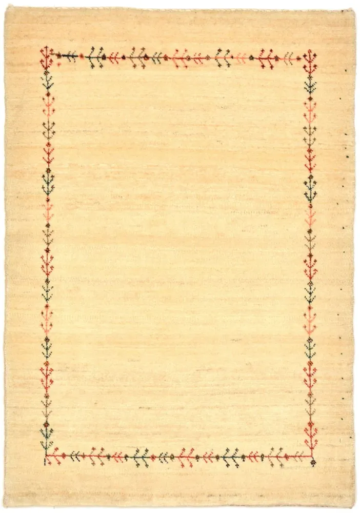 Tapete Gabbeh - Loribaft Persa - 93 x 64 cm - natureza