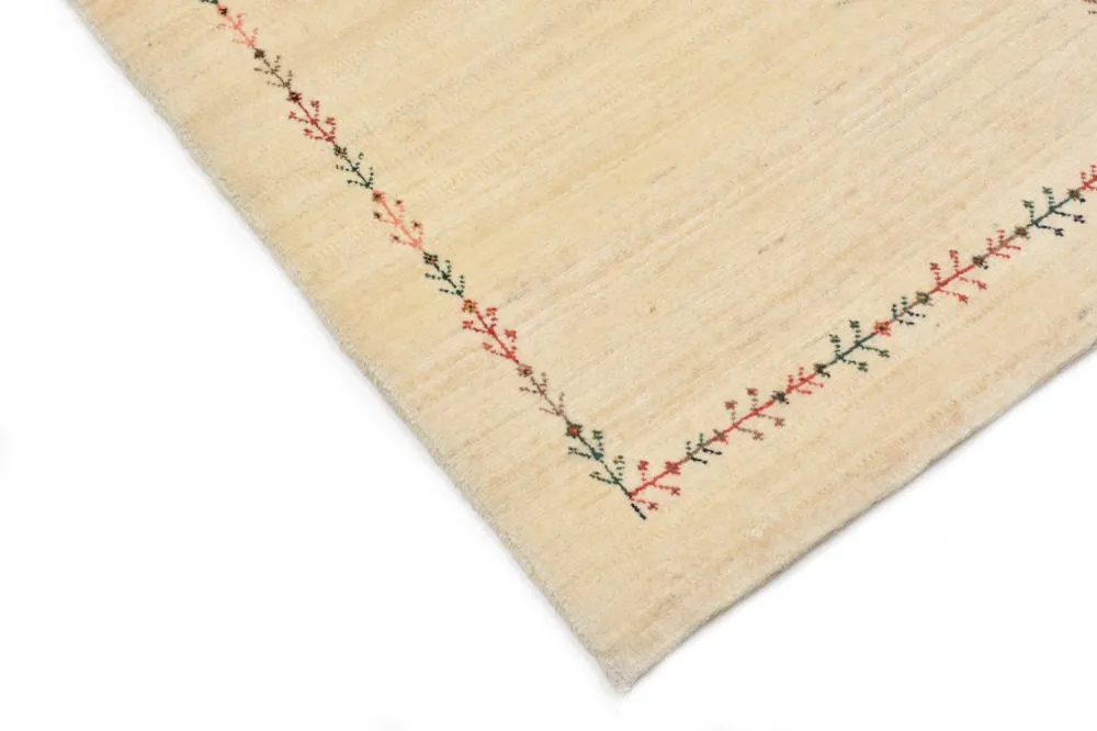 Tapete Gabbeh - Loribaft Persa - 93 x 64 cm - natureza