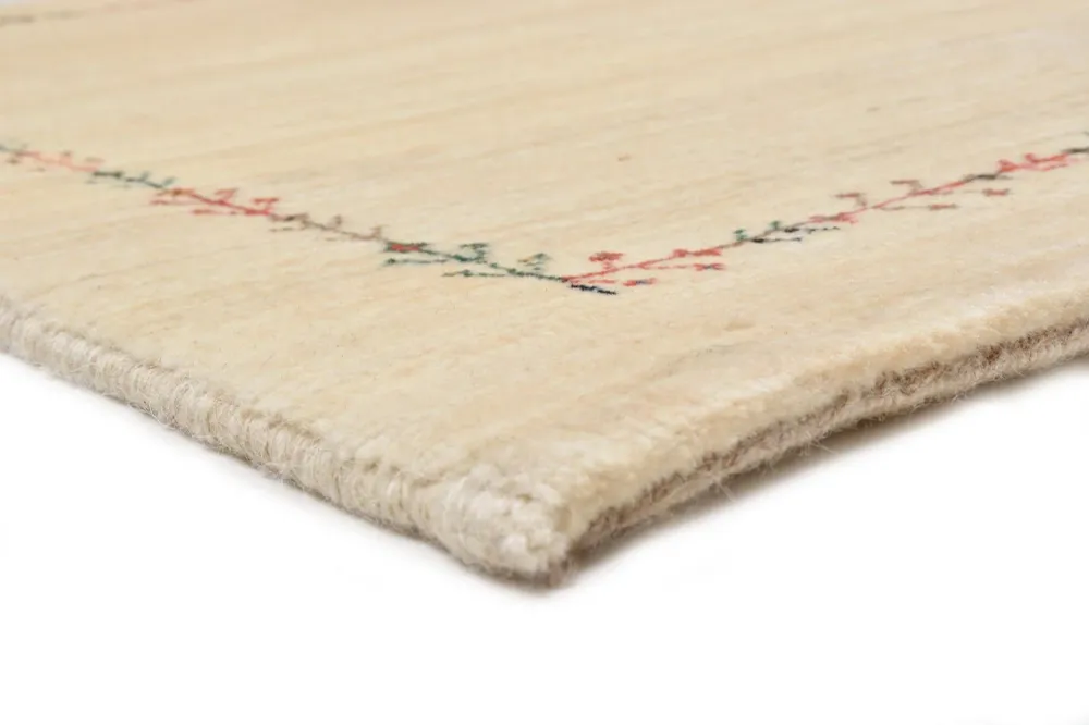 Tapete Gabbeh - Loribaft Persa - 93 x 64 cm - natureza