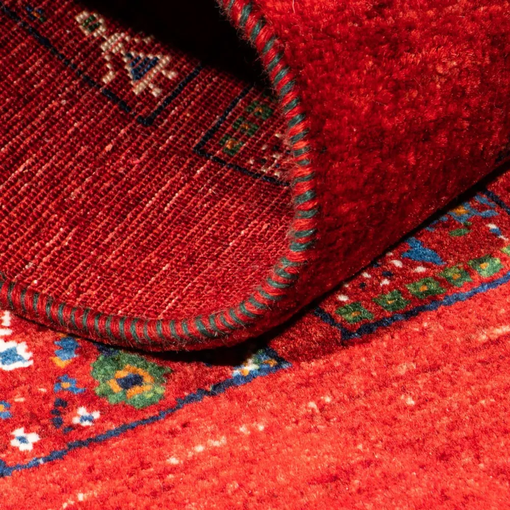 Tapete Gabbeh - Loribaft Persa - Real - 124 x 82 cm - multicolorido