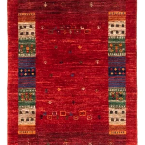 Tapete Gabbeh - Loribaft Persa - Real - 128 x 83 cm - multicolorido