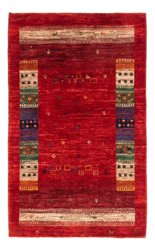 Tapete Gabbeh - Loribaft Persa - Real - 128 x 83 cm - multicolorido
