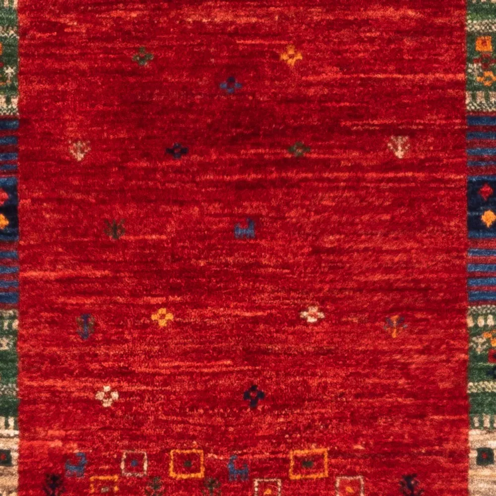 Tapete Gabbeh - Loribaft Persa - Real - 128 x 83 cm - multicolorido