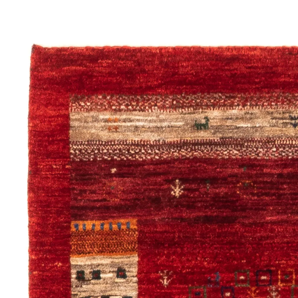 Tapete Gabbeh - Loribaft Persa - Real - 128 x 83 cm - multicolorido