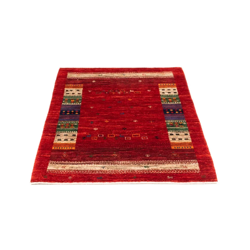 Tapete Gabbeh - Loribaft Persa - Real - 128 x 83 cm - multicolorido