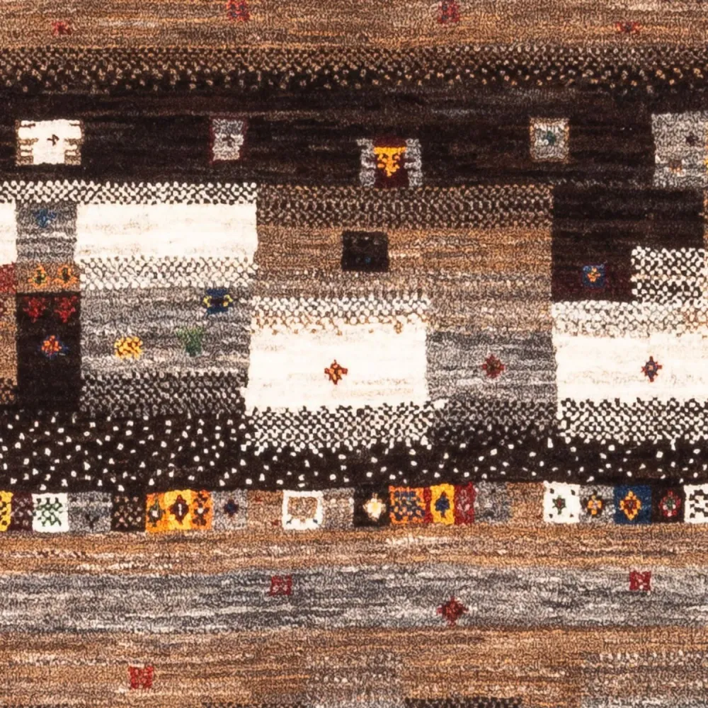 Tapete Gabbeh - Loribaft Persa - Real - 129 x 84 cm - multicolorido