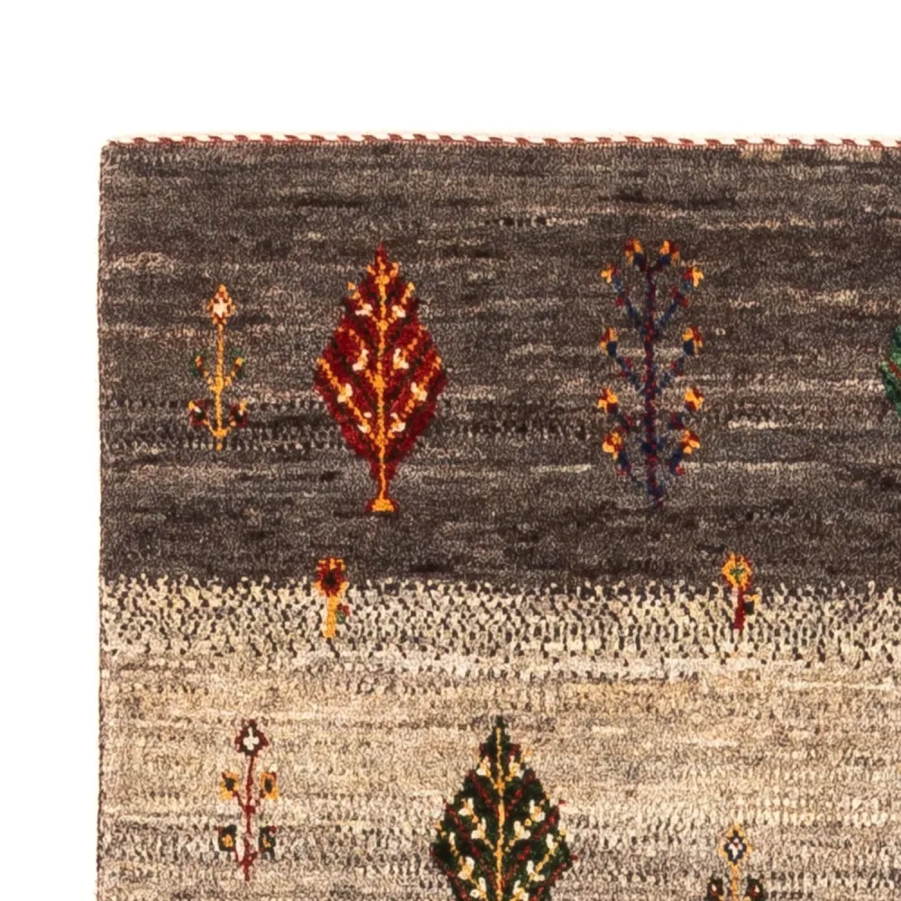 Tapete Gabbeh - Loribaft Persa - Real - 130 x 84 cm - multicolorido