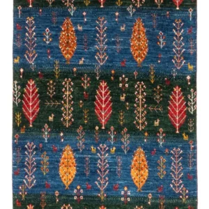 Tapete Gabbeh - Loribaft Persa - Real - 132 x 84 cm - multicolorido