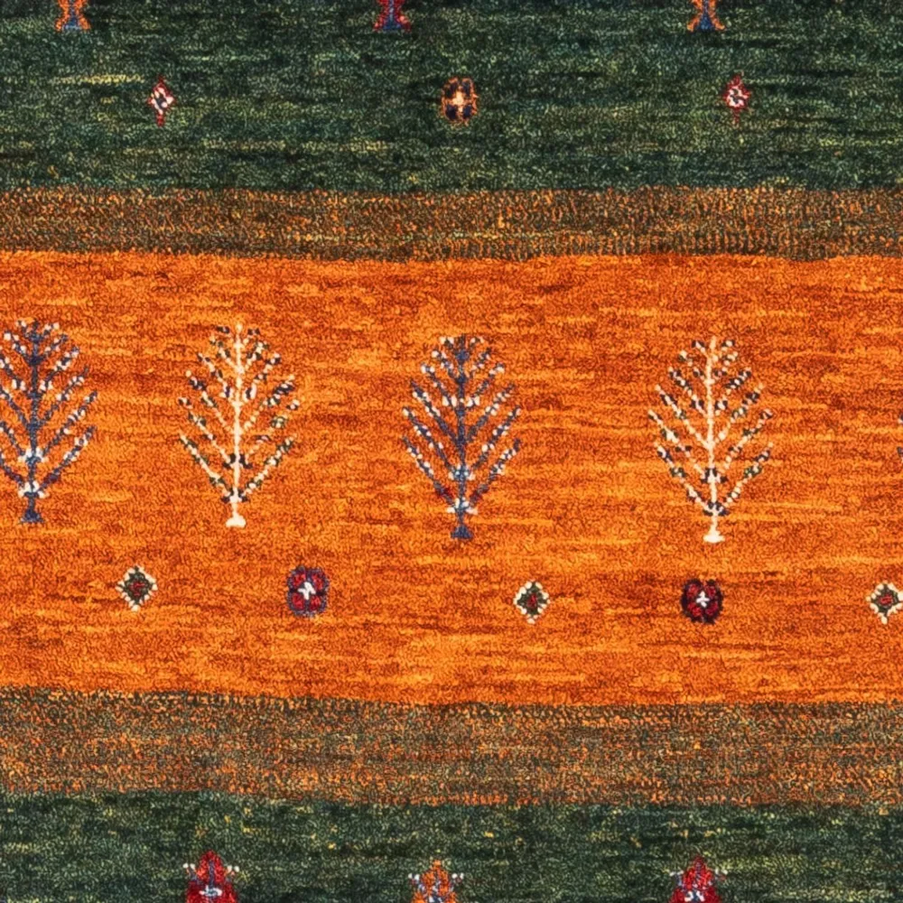 Tapete Gabbeh - Loribaft Persa - Real - 136 x 84 cm - multicolorido