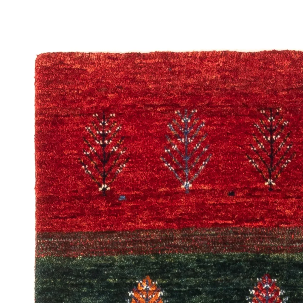 Tapete Gabbeh - Loribaft Persa - Real - 136 x 84 cm - multicolorido