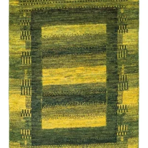 Tapete Gabbeh - Loribaft Persa - Real - 136 x 84 cm - multicolorido