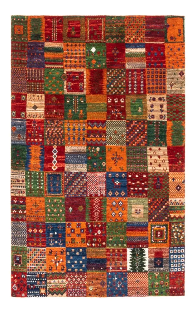 Tapete Gabbeh - Loribaft Persa - Real - 137 x 88 cm - multicolorido