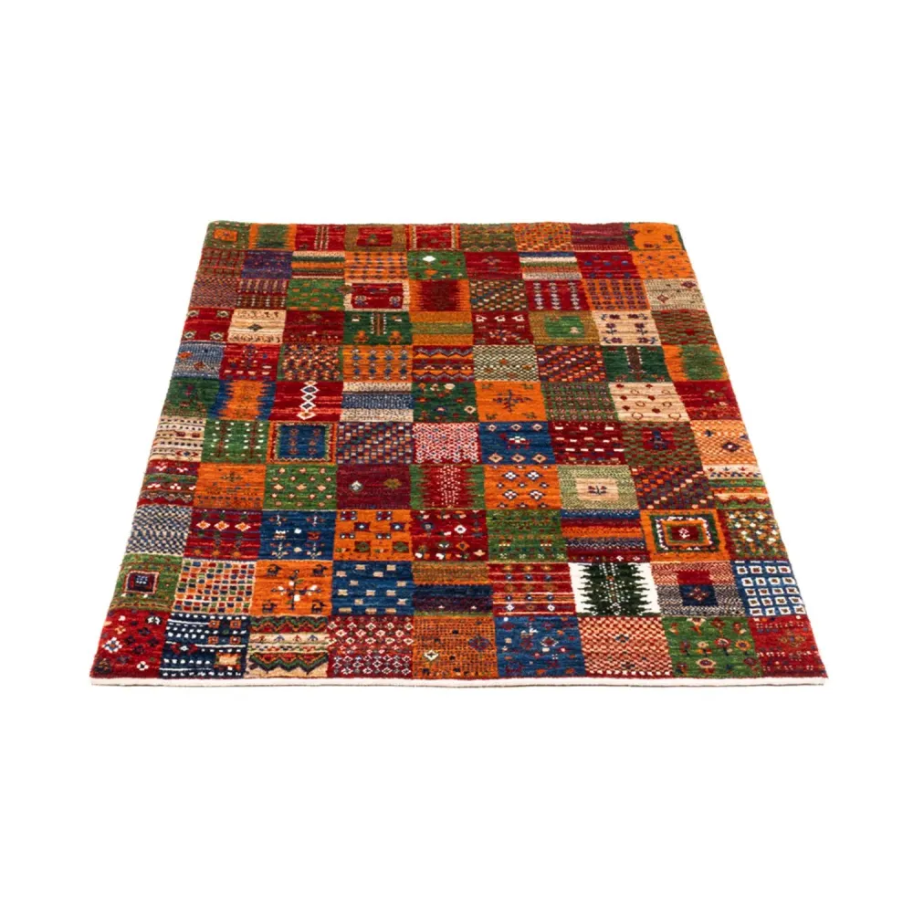 Tapete Gabbeh - Loribaft Persa - Real - 137 x 88 cm - multicolorido