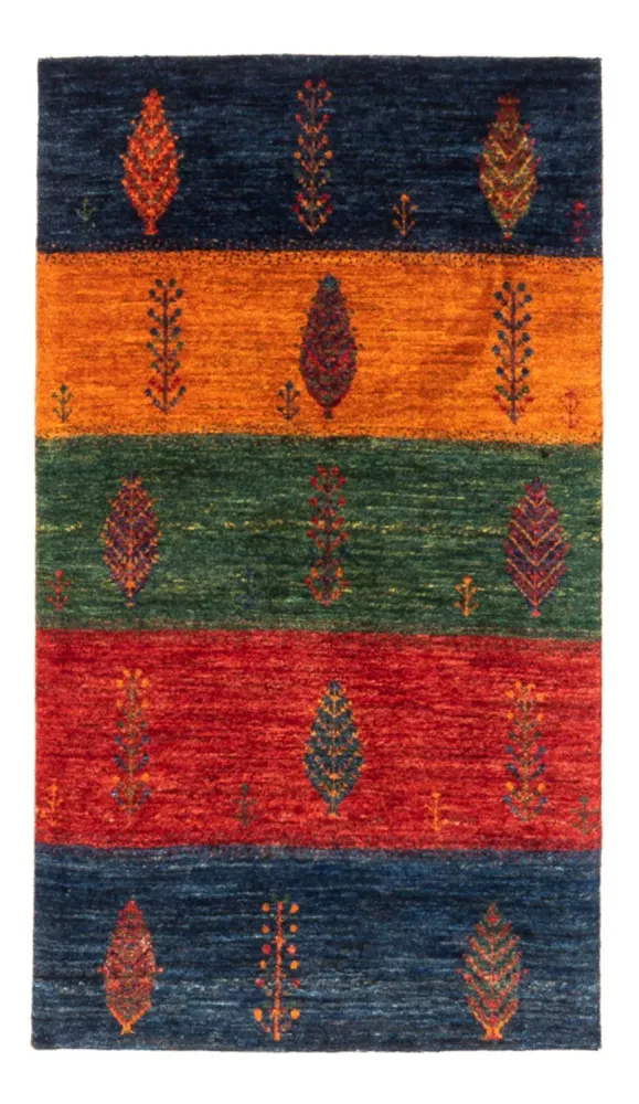 Tapete Gabbeh - Loribaft Persa - Real - 138 x 84 cm - multicolorido