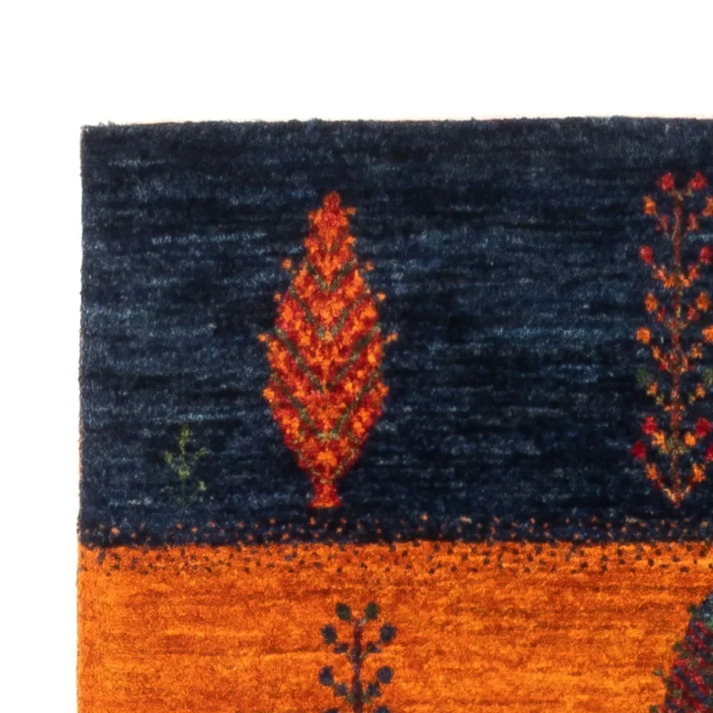Tapete Gabbeh - Loribaft Persa - Real - 138 x 84 cm - multicolorido