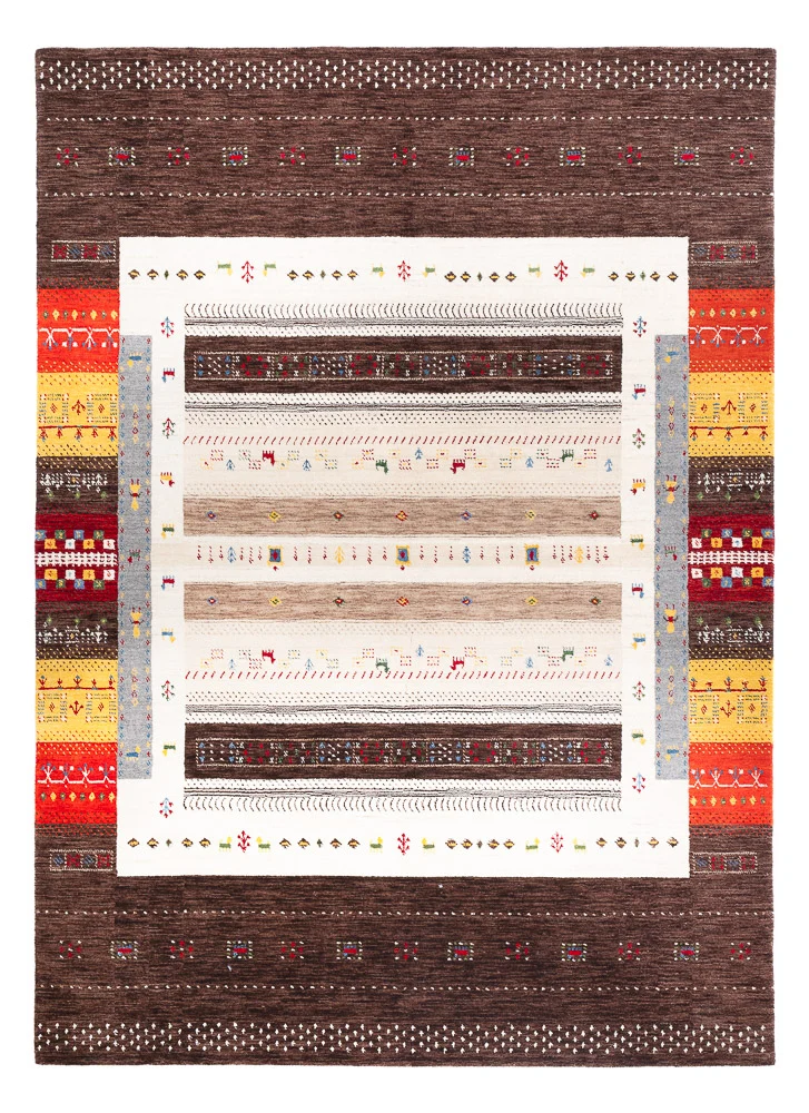 Tapete Gabbeh - Loribaft Softy - 240 x 170 cm - multicolorido
