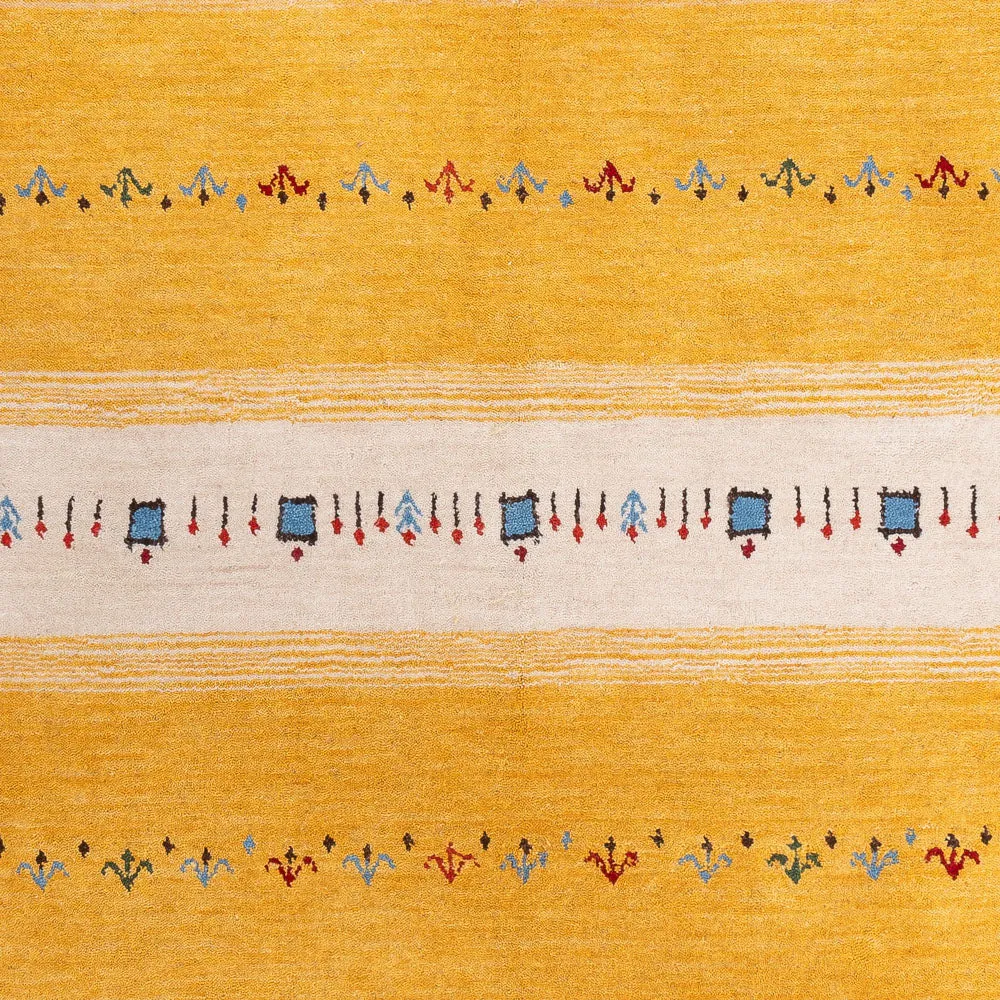 Tapete Gabbeh - Loribaft Softy - 240 x 170 cm - ouro