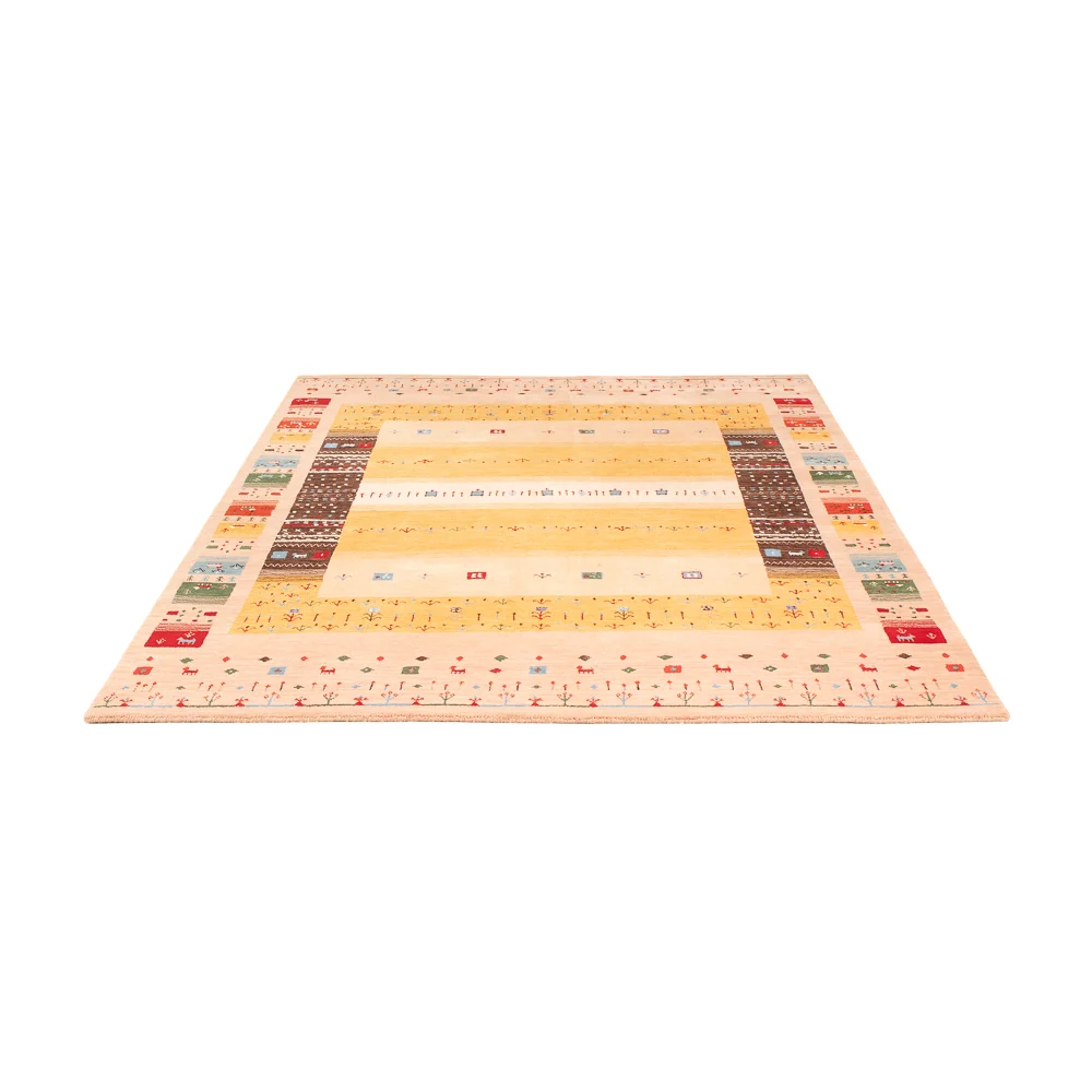 Tapete Gabbeh - Loribaft Softy - 240 x 170 cm - ouro