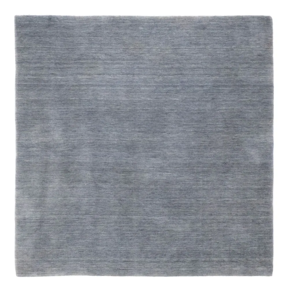 Tapete Gabbeh - Loribaft Softy praç - 150 x 150 cm - cinzento