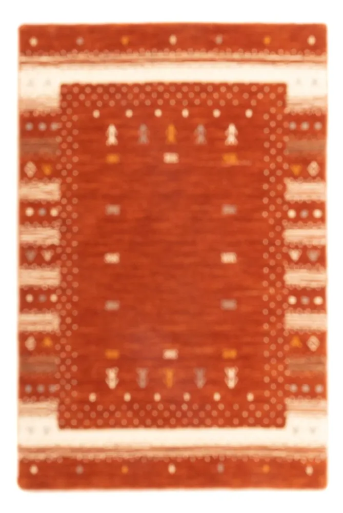 Tapete Gabbeh - Loribaft Softy - 90 x 60 cm - terracotta