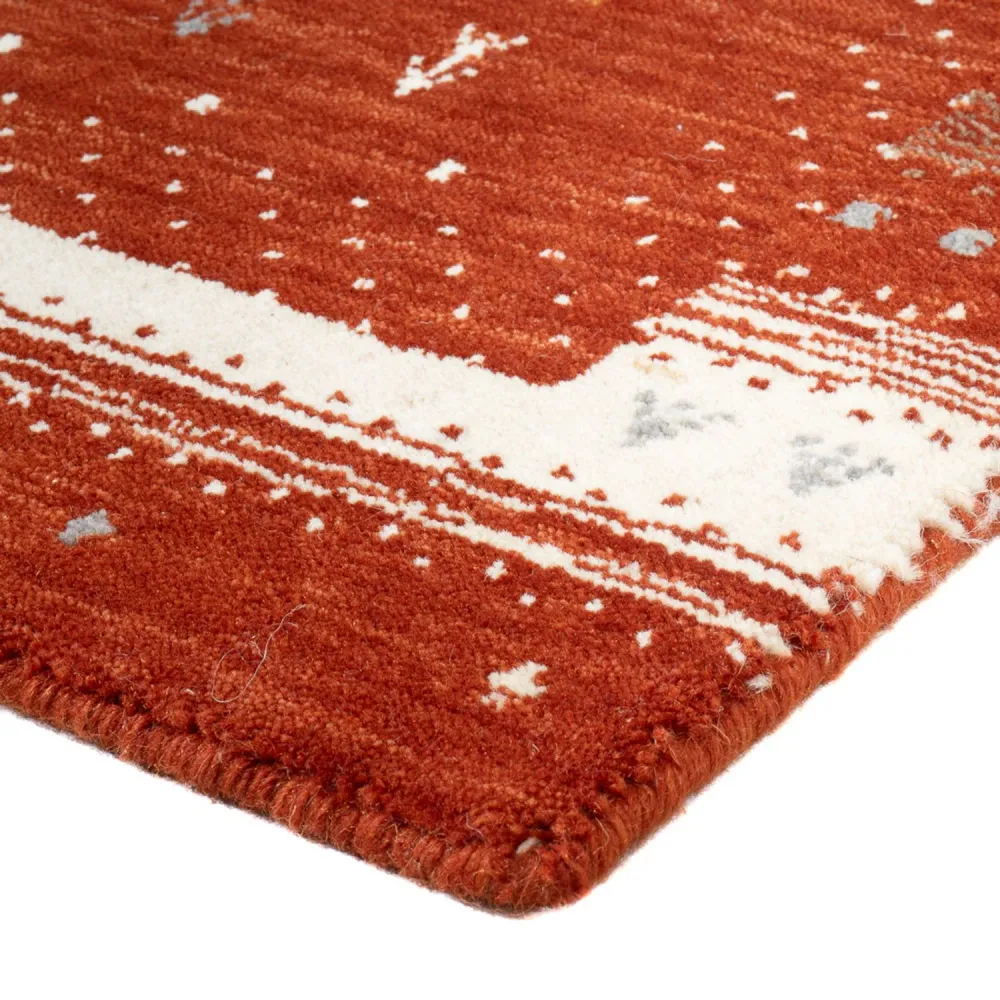 Tapete Gabbeh - Loribaft Softy - 90 x 60 cm - terracotta