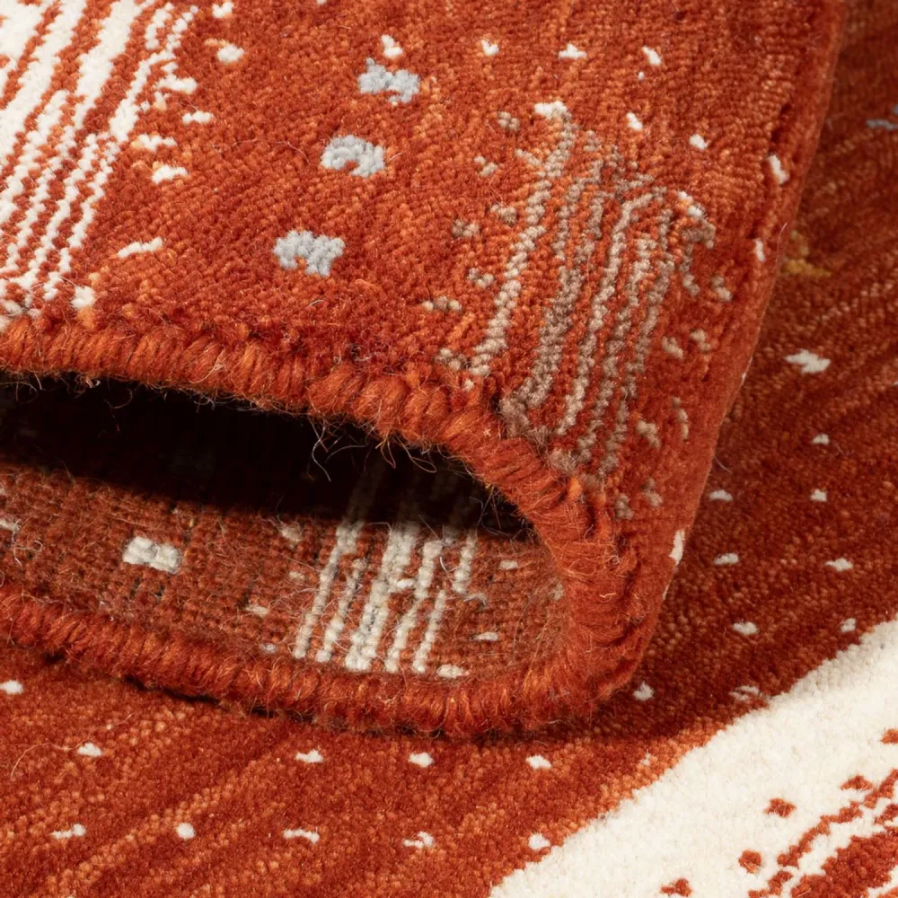 Tapete Gabbeh - Loribaft Softy - 90 x 60 cm - terracotta