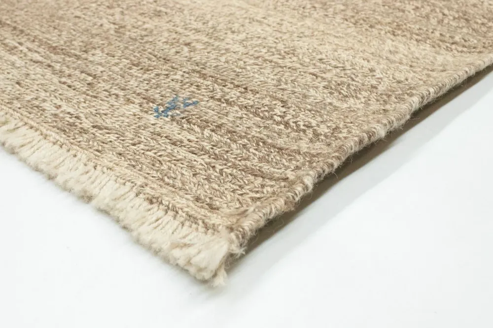Tapete Gabbeh - Persa - 105 x 83 cm - bege