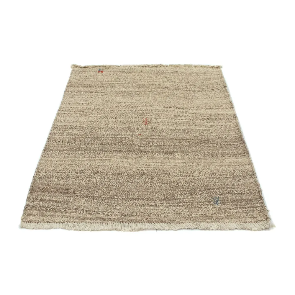 Tapete Gabbeh - Persa - 105 x 83 cm - bege