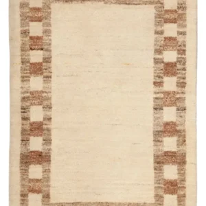 Tapete Gabbeh - Persa - 122 x 80 cm - bege