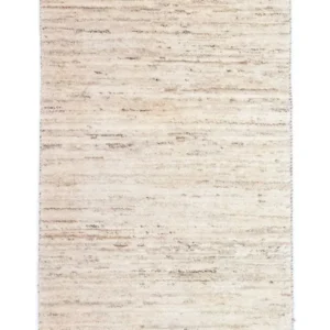 Tapete Gabbeh - Persa - 132 x 83 cm - branco natural